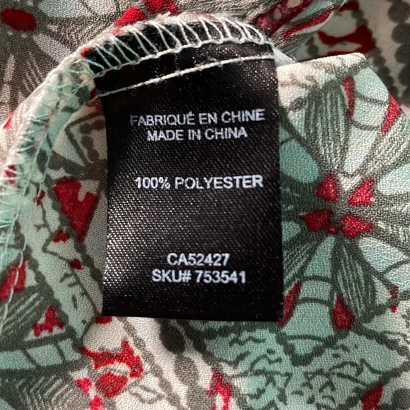 Red, grey and cream top - Picture 7 of 8